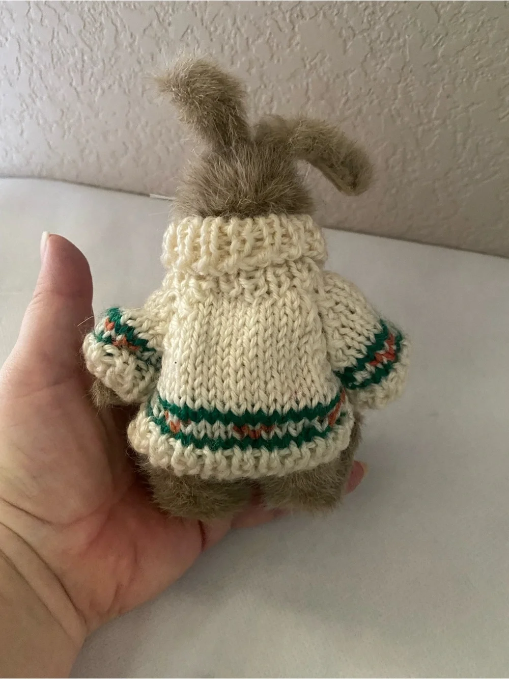 Boyds Bears Bunny Rabbit Plush Carrot Sweater Jointed Stuffed Animal 7